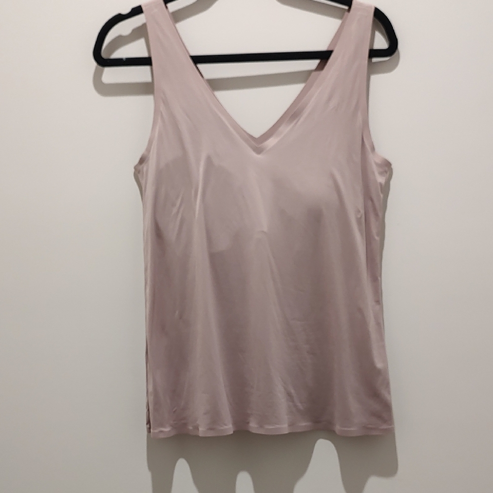 Soma (2) Enbliss Tank & Bra Lightweight Soft Fabric Nude & Brown Removable Pads - Picture 1 of 4